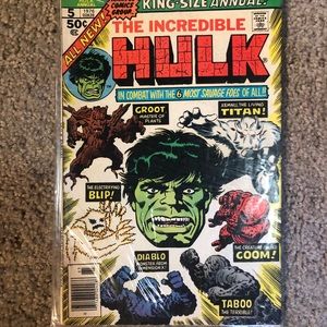 Incredible Hulk king size annual